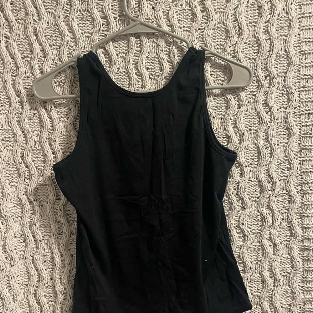 Richer Poorer Classic Black Tank Top